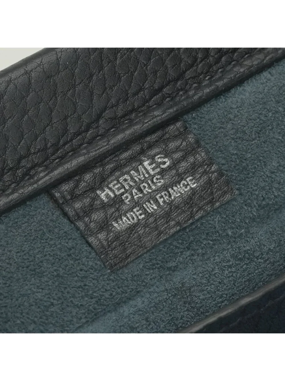 Hermes Cabas 40 Business Briefcase Taurillon Clemence Dark Navy
